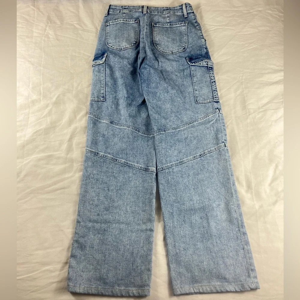 L’Agence Brewer Brooklyn High Rise Utility Wide Leg Jeans - Picture 6 of 9